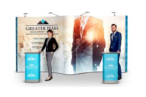 Pop up Magnetic - stena z dvema Standard Case pultoma