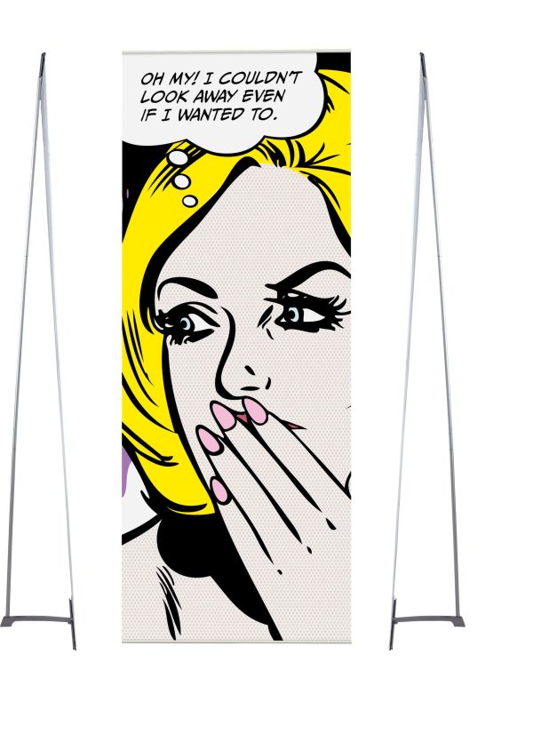 Pingvin stojalo 4 Screen Classic - spredaj in iz strani