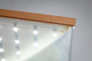 LED slika z lesenim okvirjem - platno